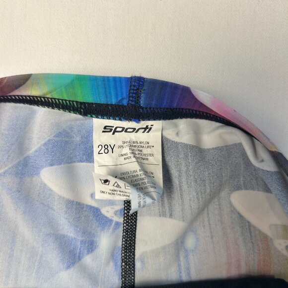 NWOT Sporti Swim Jammers Size 28Y Rainbow UFOs Never Worn - Picture 3 of 5